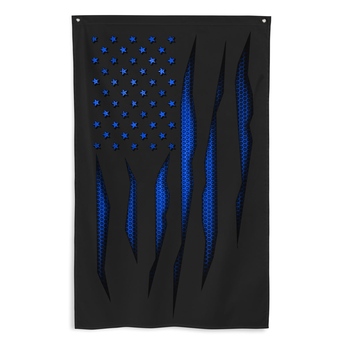 Blue Carbon Onyx American Flag Wall Flag
