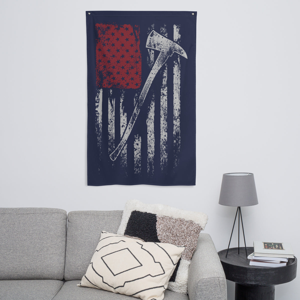 Firefighter USA: Original Wall Flag