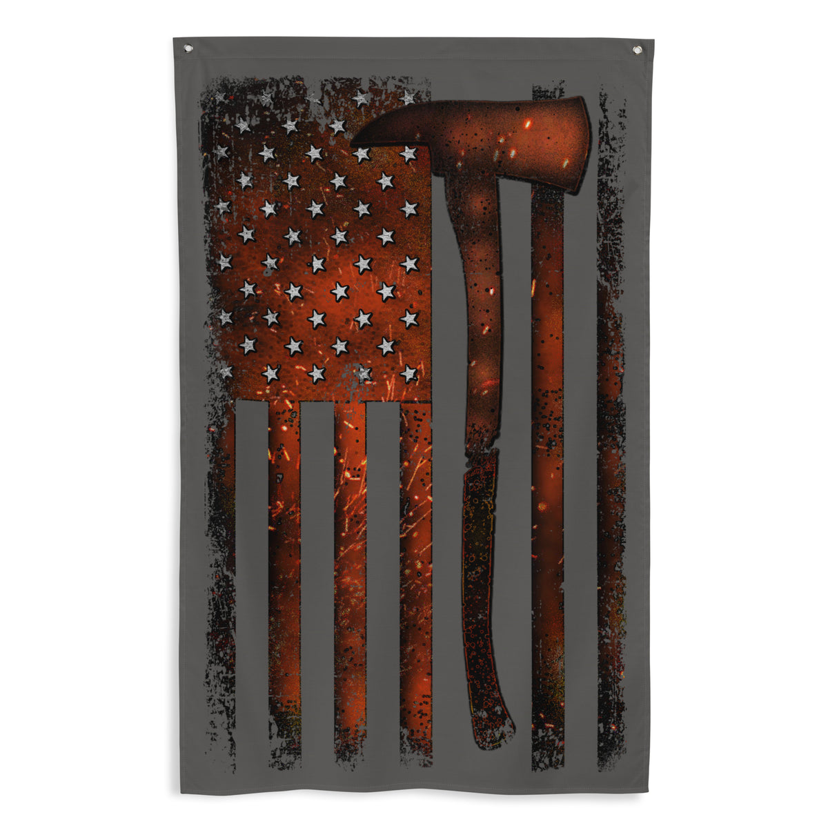 Firefighter Flame Flag Wall Flag