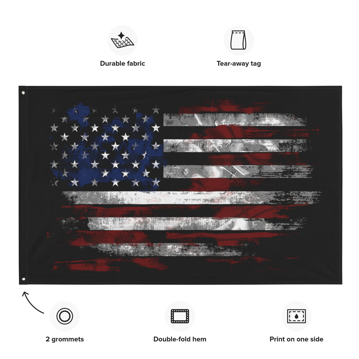 American Flag 2.0 Front Wall Flag