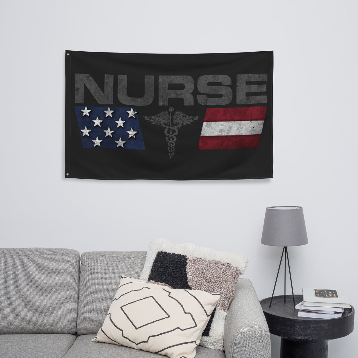 Nurse Logo Wall Flag