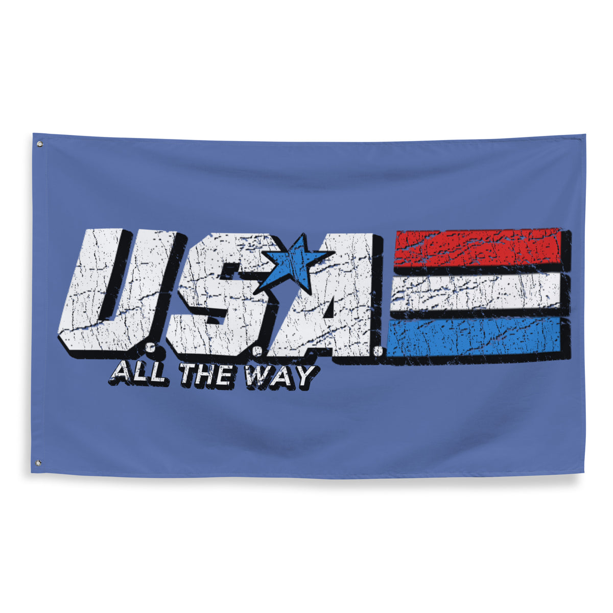 USA All The Way Wall Flag