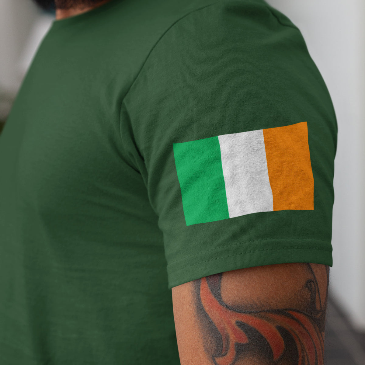 Ireland Flag American Flag Basic