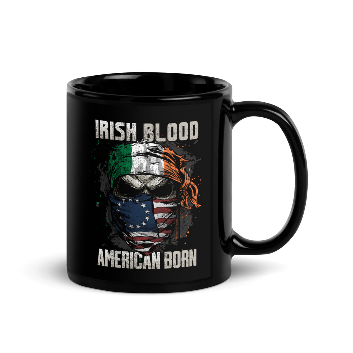 America with our Irish Blood. American Born Mug