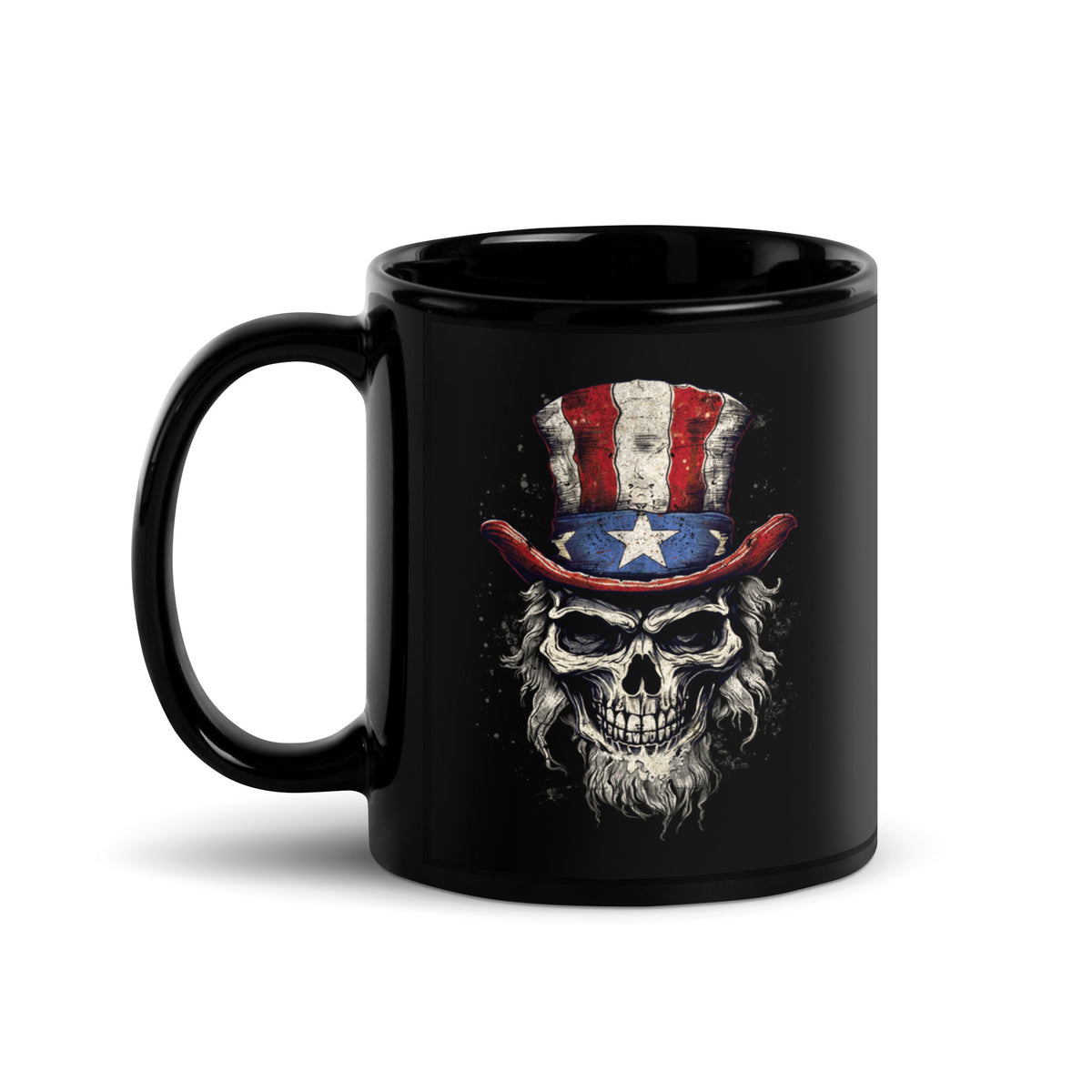 Uncle Sam Skull Mug