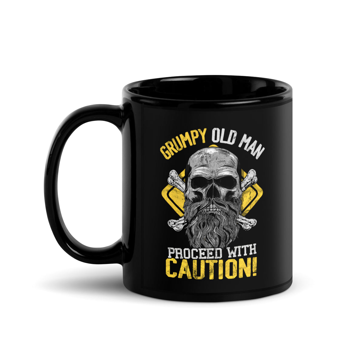 Caution: Grumpy Old Man Mug