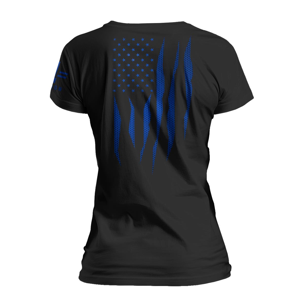 Blue Carbon Onyx Flag Women&#39;s Relaxed Fit