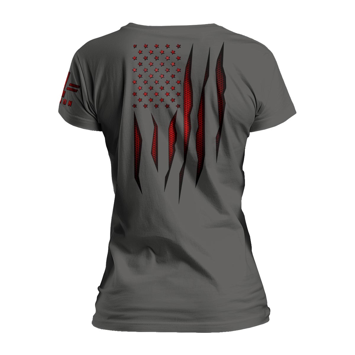 Red Carbon Onyx Flag Women&#39;s Relaxed Fit