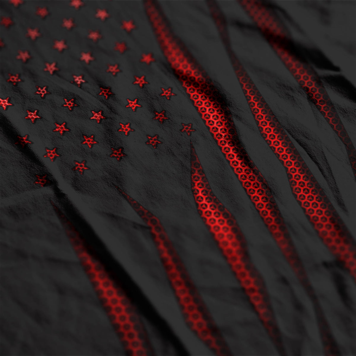 Red Carbon Onyx American Flag