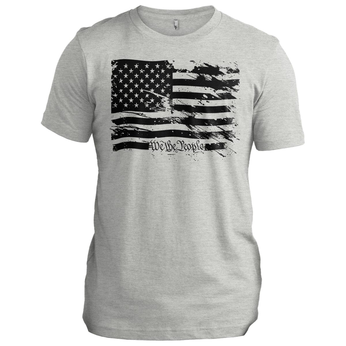 We The People American Flag Charcoal