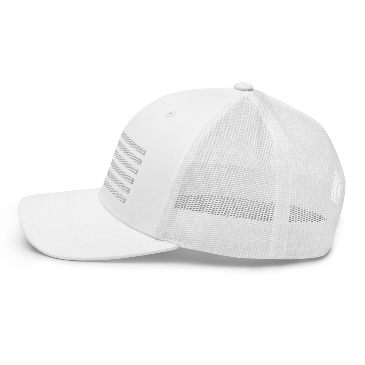 Whiteout American Flag Snapback Hat