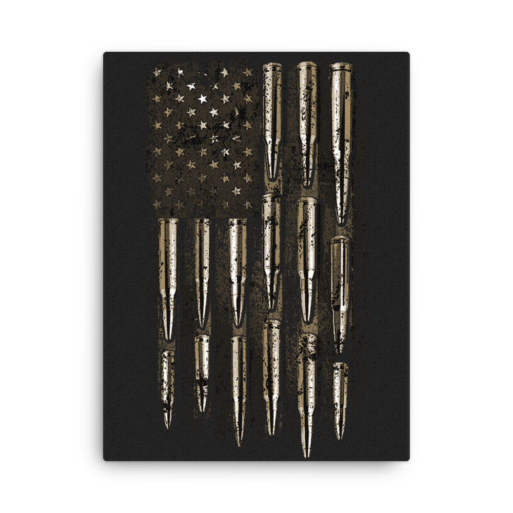 American Bullet Flag Canvas