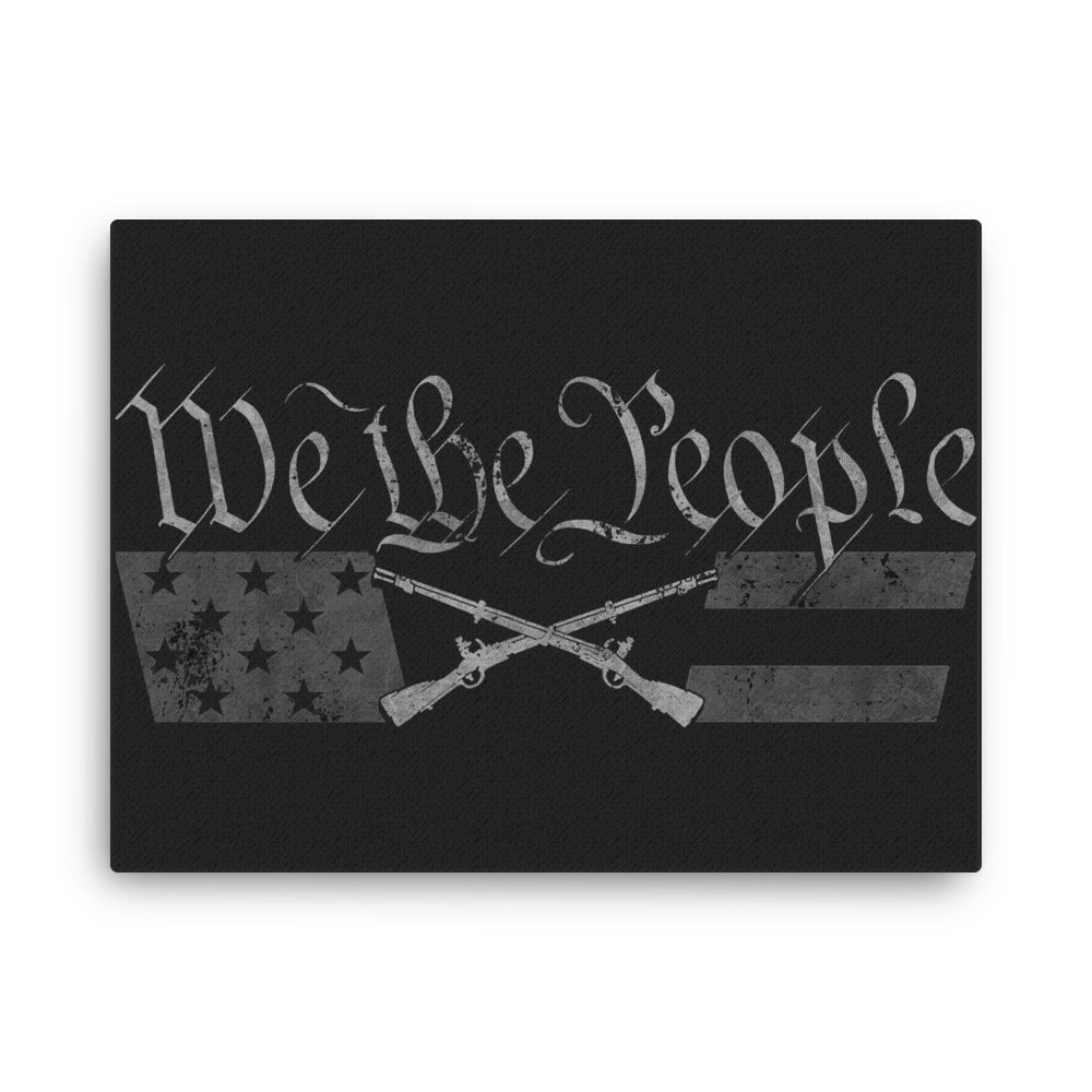 We The People Logo Canvas