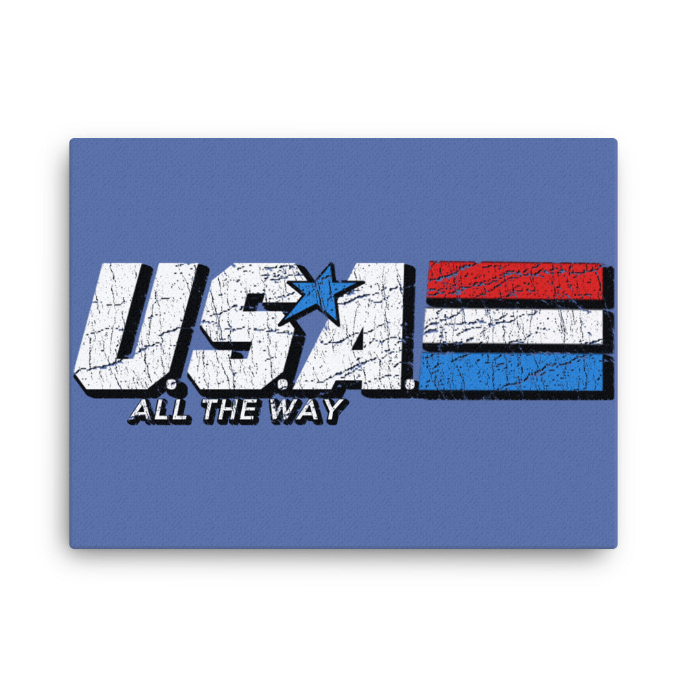 USA All The Way Canvas