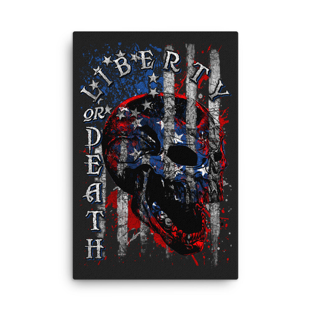 Liberty or Death Eagle Canvas