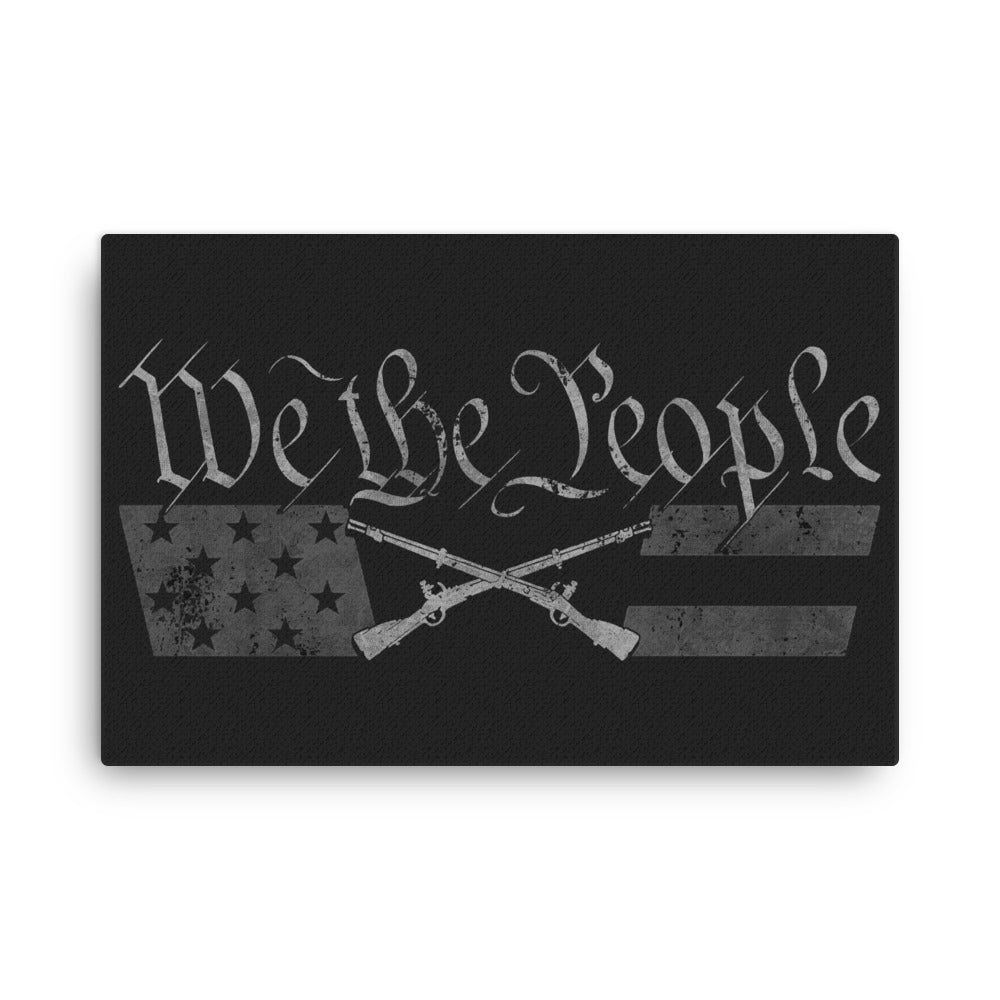 We The People Logo Canvas