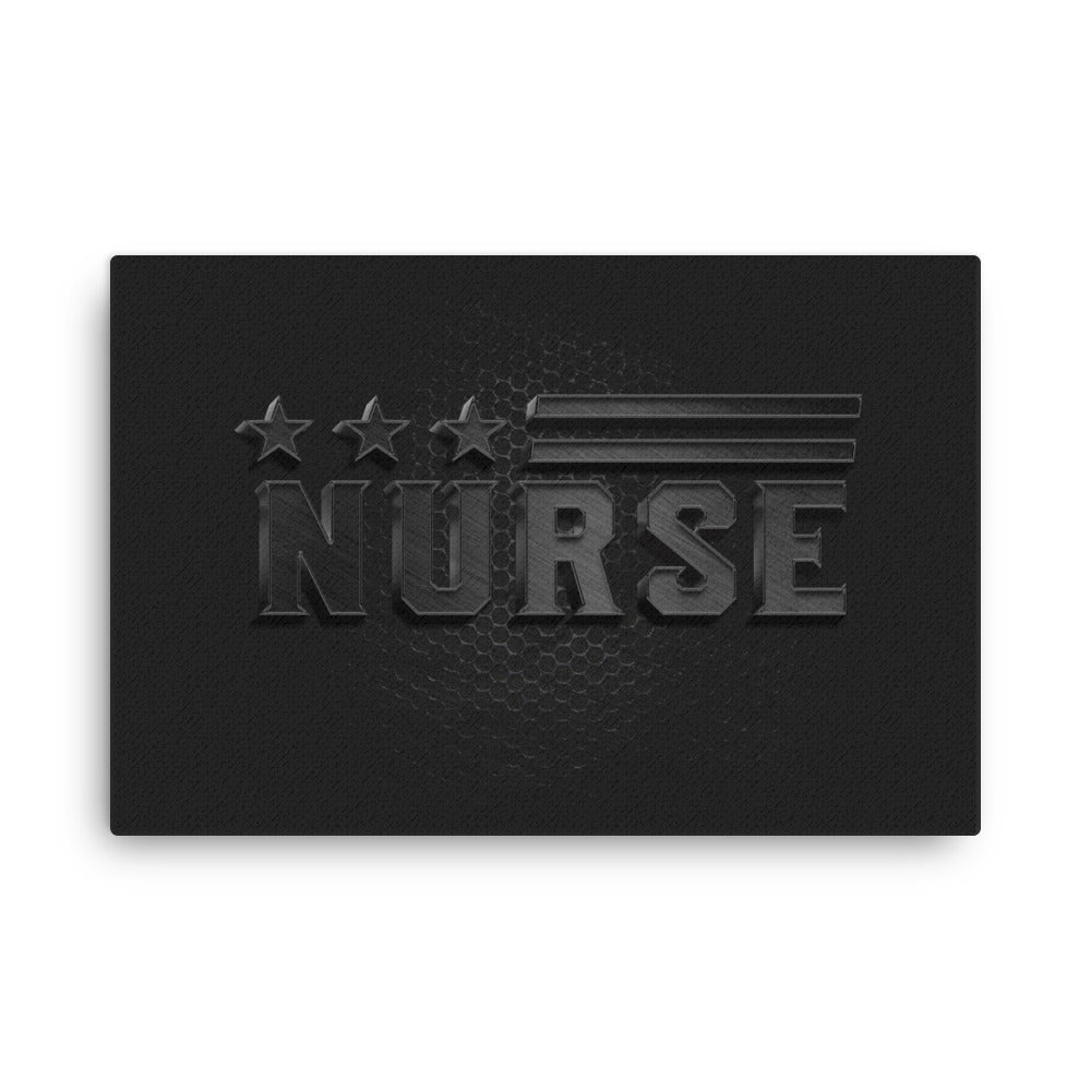 Nurse Black Carbon Canvas