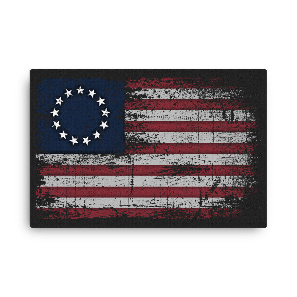 Betsy Ross Flag Canvas