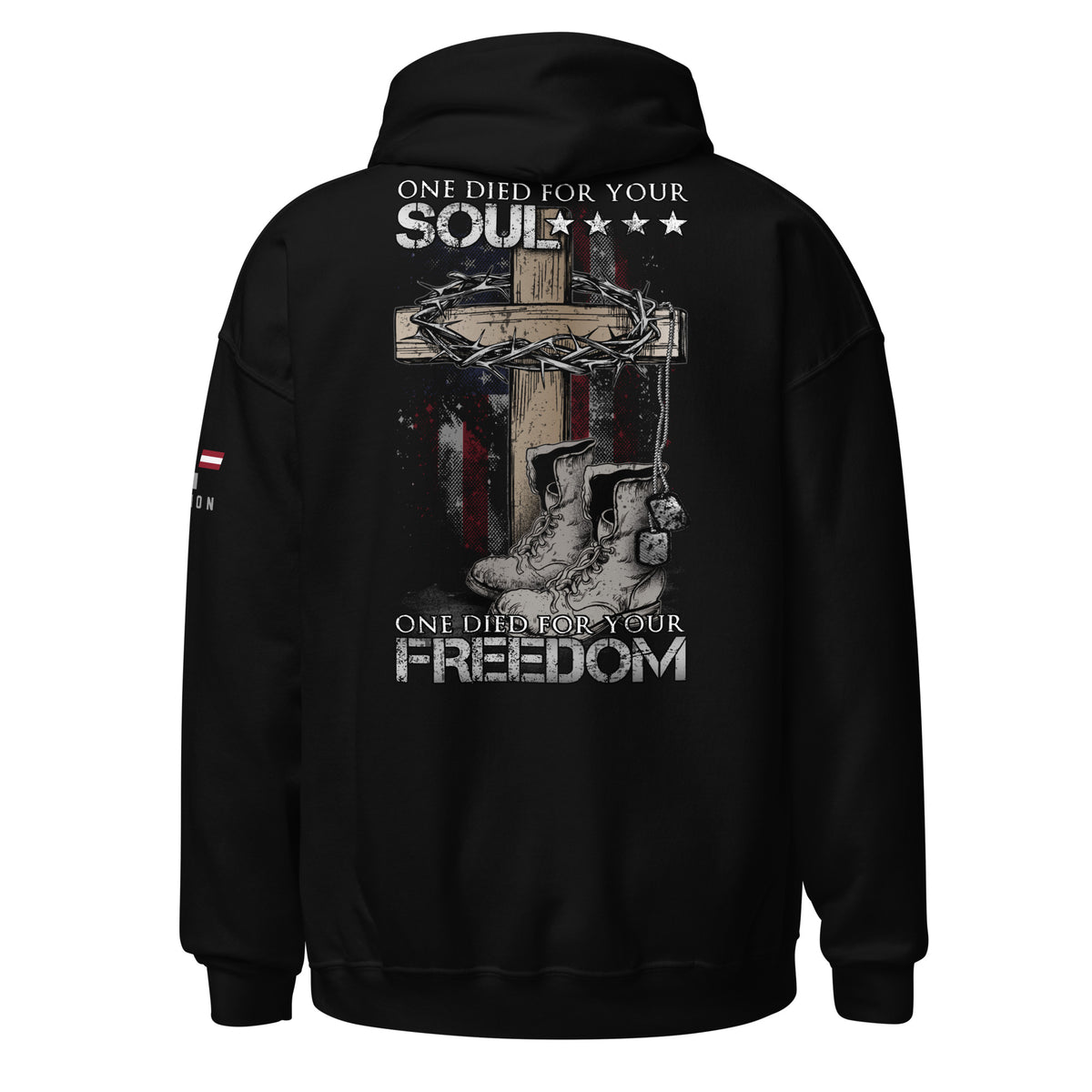 Jesus and the Soldier Hoodie