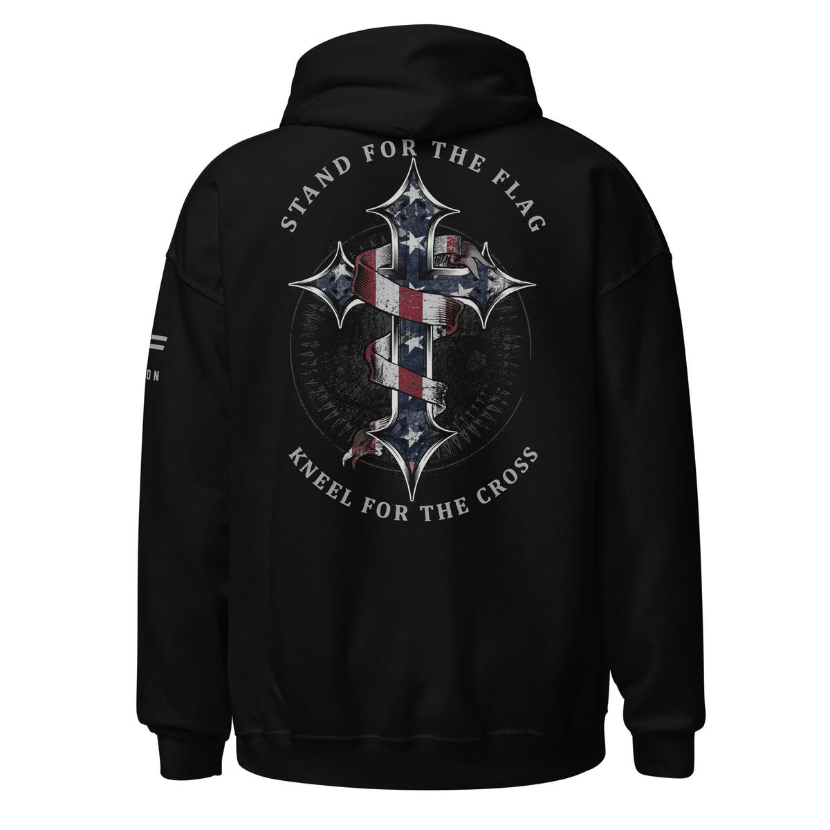 Stand for the Flag Kneel for the Cross Hoodie