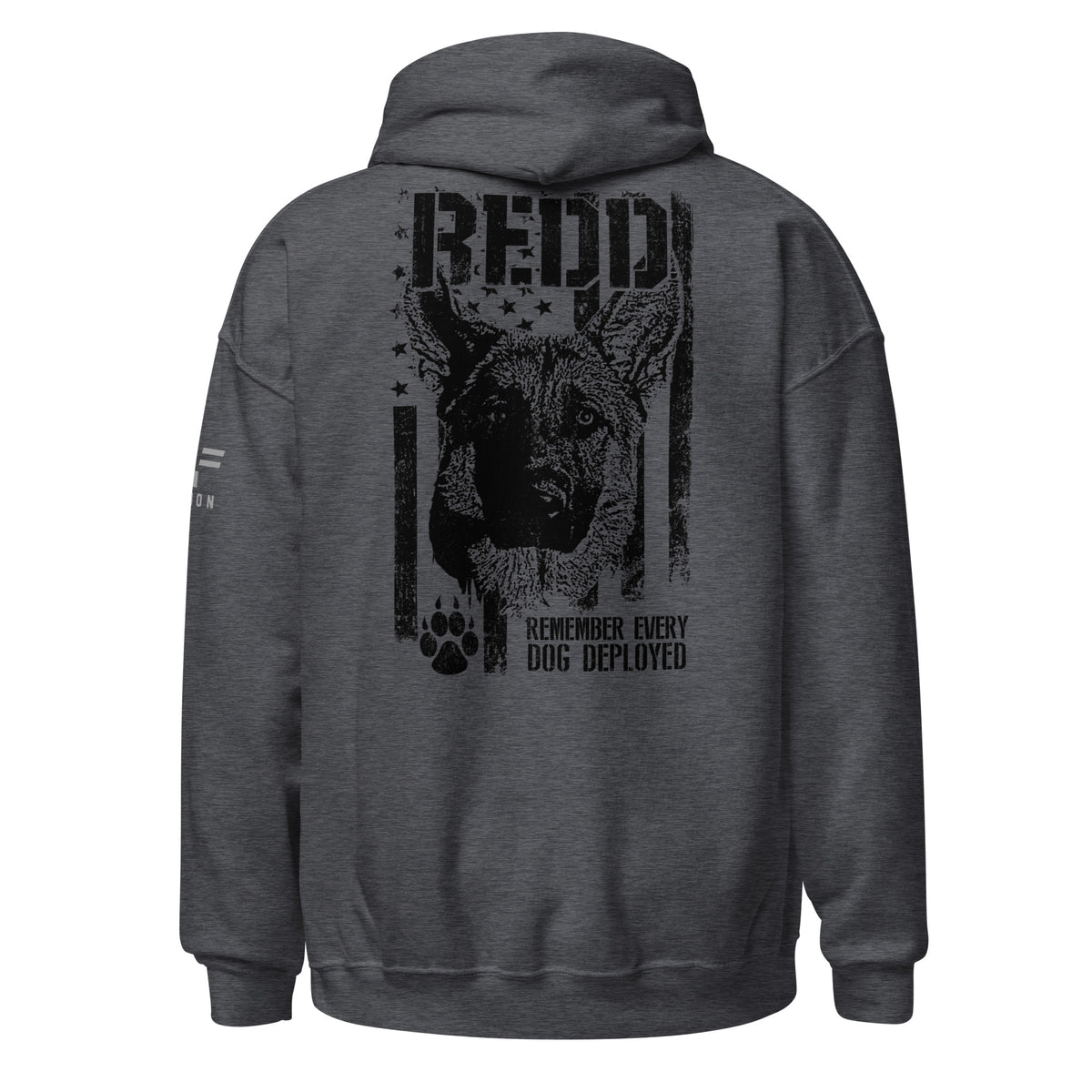 R.E.D.D. Remember Every Dog Deployed Hoodie
