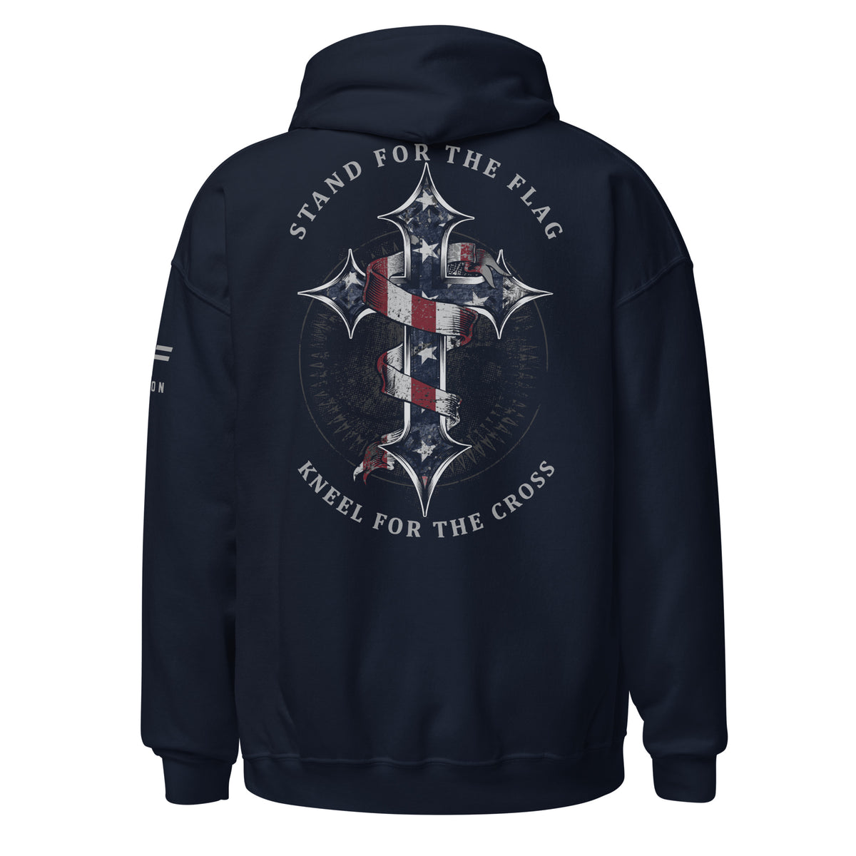 Stand for the Flag Kneel for the Cross Hoodie
