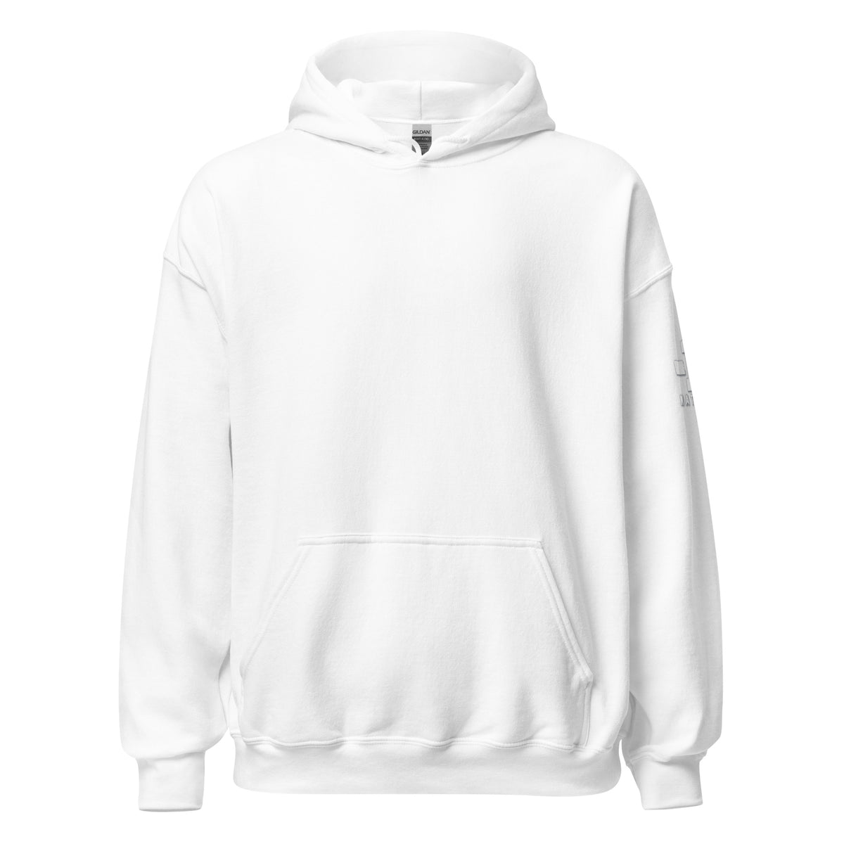 White Out American Flag Hoodie