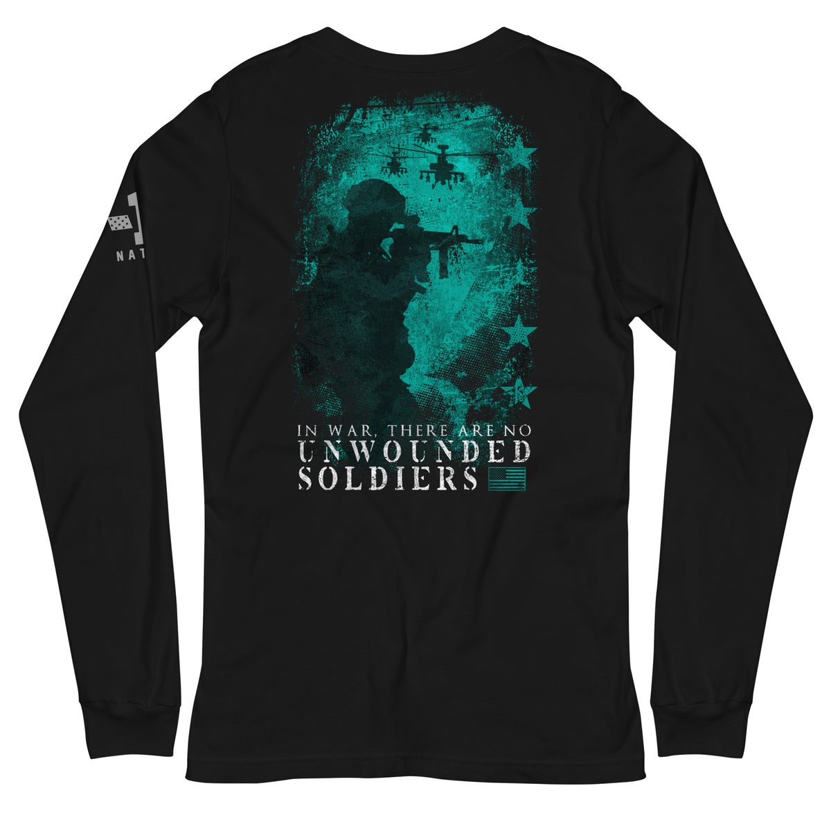 PTSD: No Unwounded Soldiers Long Sleeve