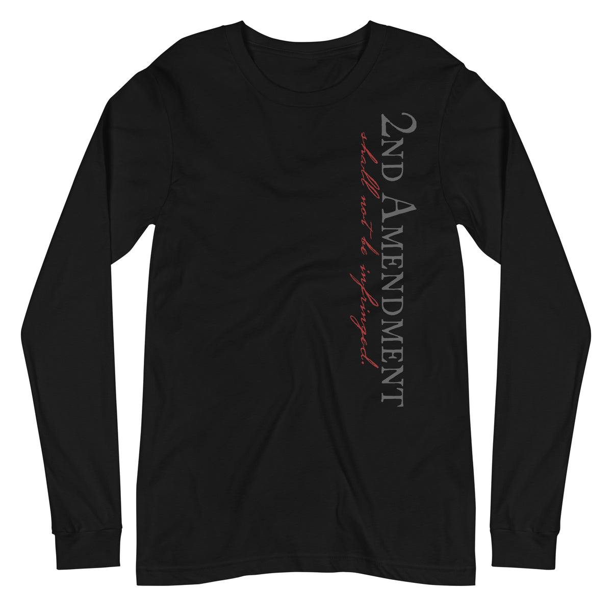 The Bill of Rights 2A Onyx Long Sleeve