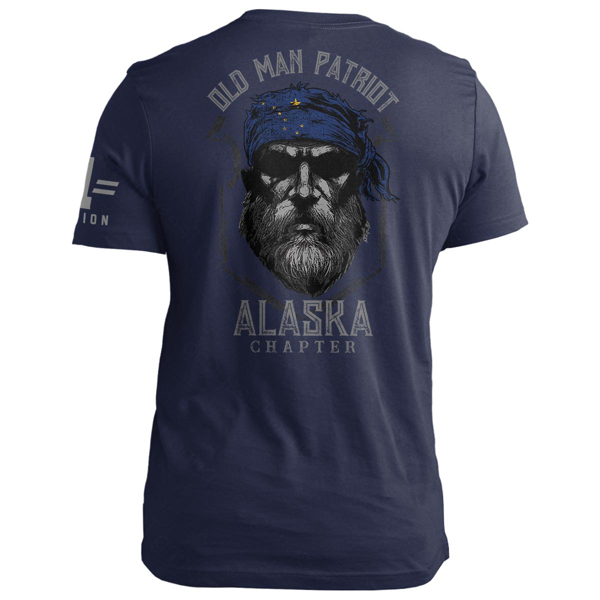 Alaska Old Man Patriot