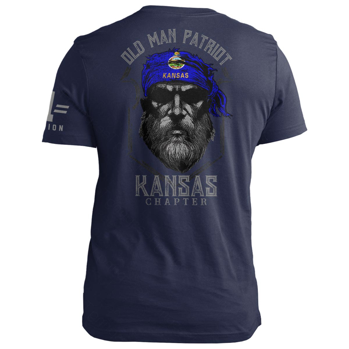 Kansas Old Man Patriot