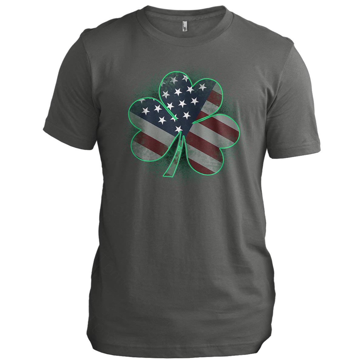 American Flag Clover: St Patrick&#39;s Day
