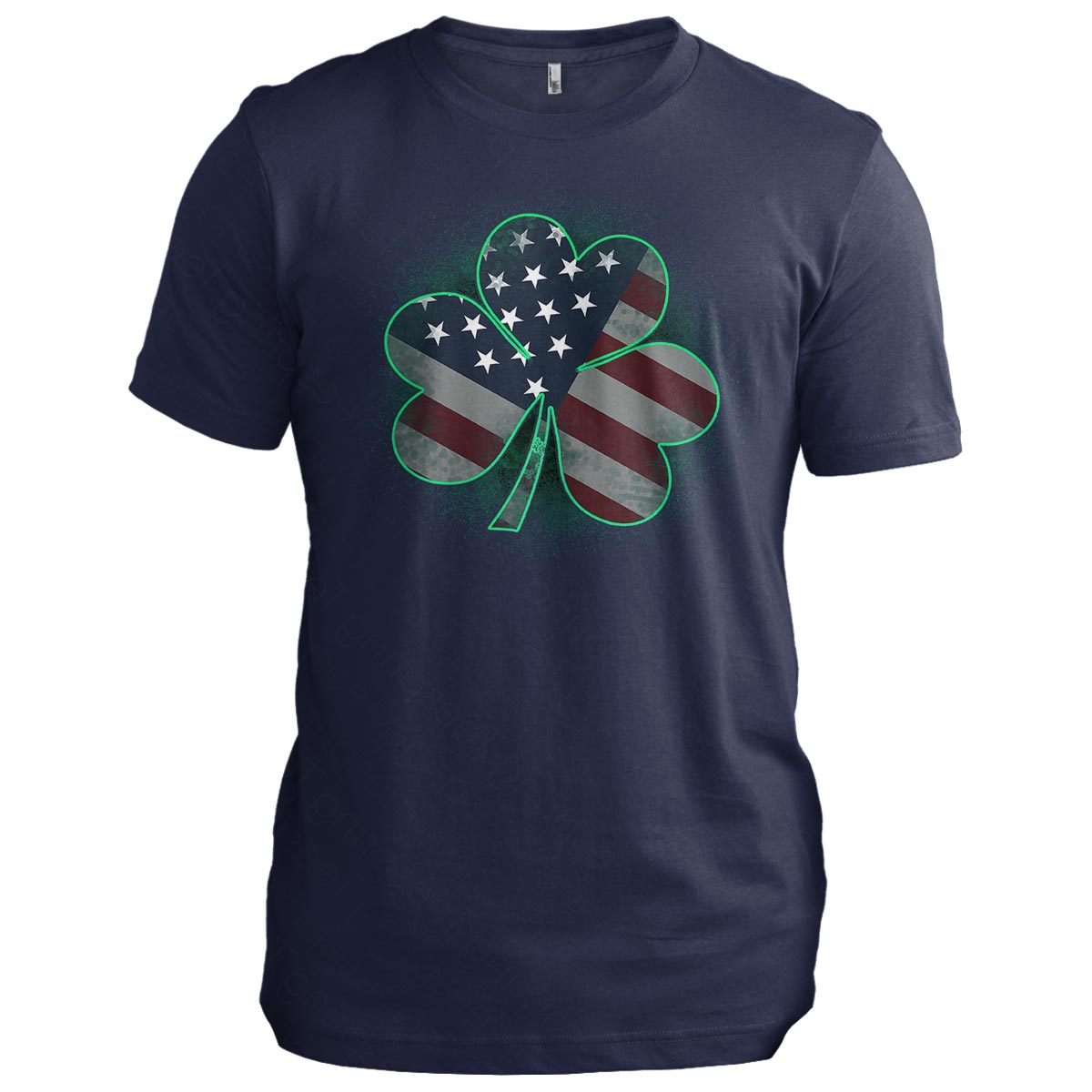 American Flag Clover: St Patrick&#39;s Day