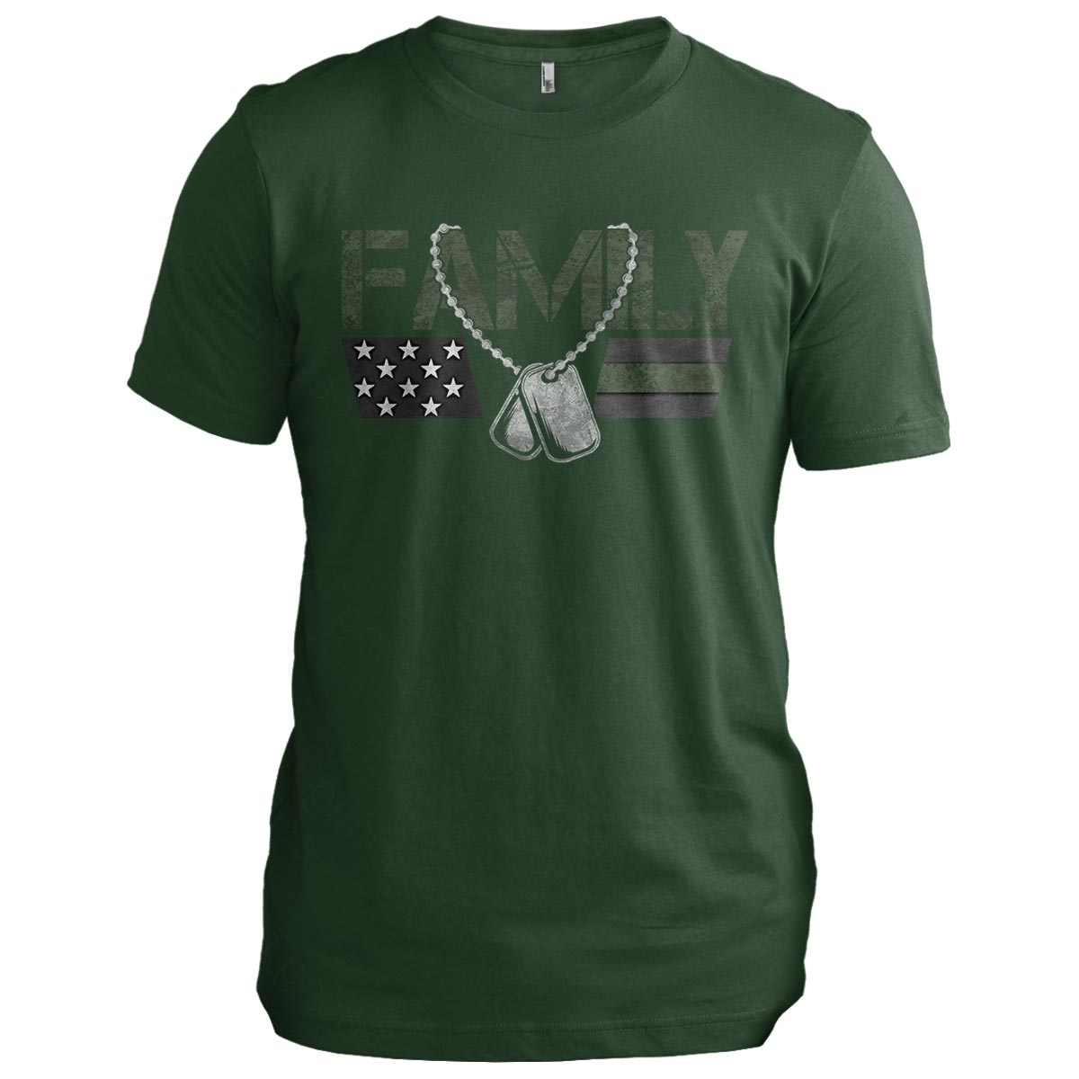 Military Family OD Green