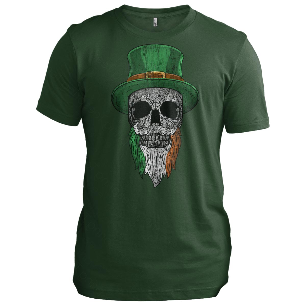 Leprechaun Irish Beard Skull
