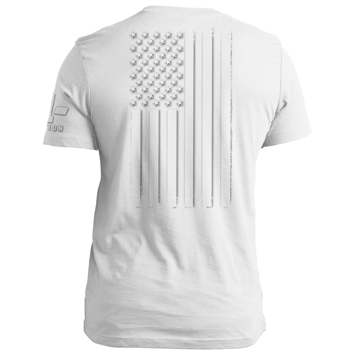 White Out American Flag